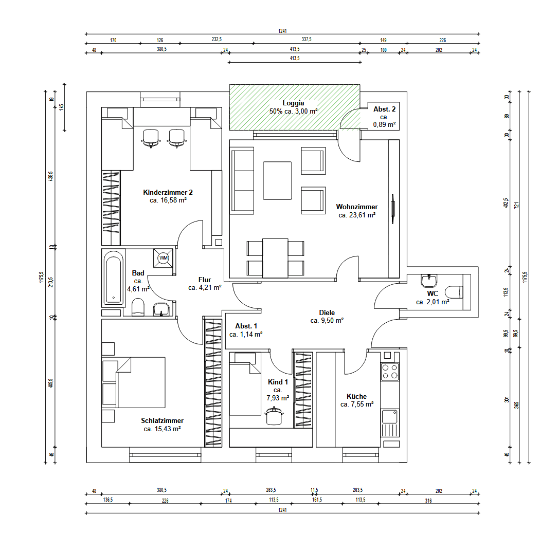 4 bedroom flat for sale, 94 m², Frank-Wedekind-Straße 00, Wiesbaden, Hesse 4 bedroom flat for sale, 94 m², Frank-Wedekind-Straße 00, Wiesbaden, Hesse