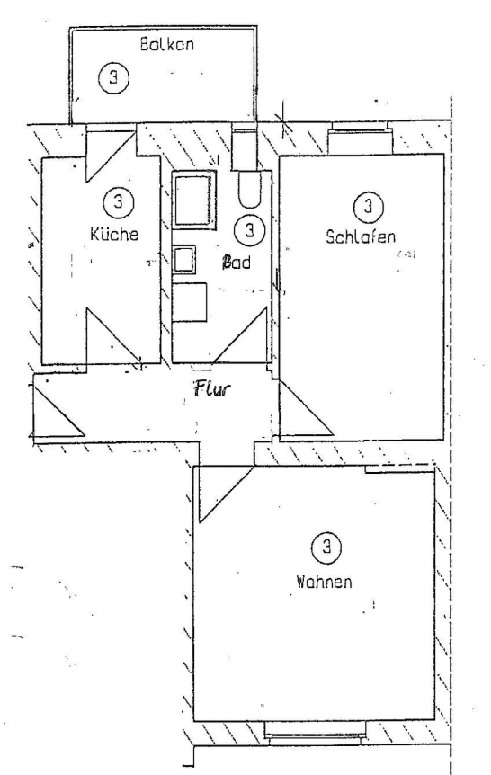 2 bedroom flat to rent, 49 m², Rostocker Straße 2, Magdeburg, Saxony-Anhalt 2 bedroom flat to rent, 49 m², Rostocker Straße 2, Magdeburg, Saxony-Anhalt