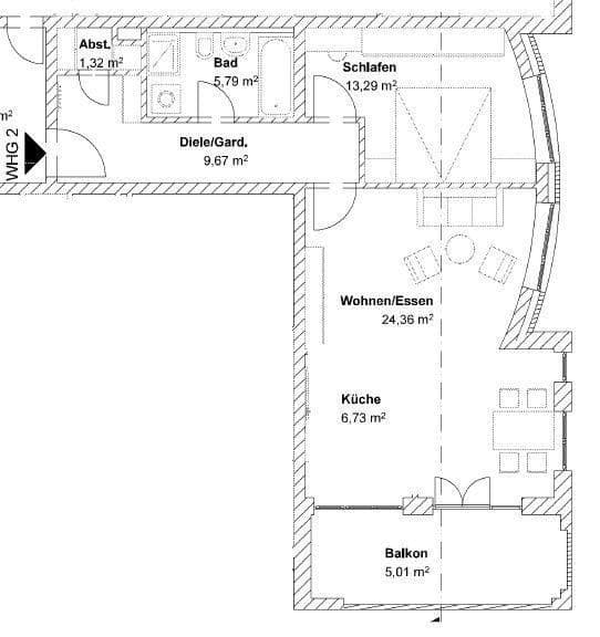2 bedroom flat to rent, 66 m², Industriestrasse, Ergoldsbach, Bavaria 2 bedroom flat to rent, 66 m², Industriestrasse, Ergoldsbach, Bavaria