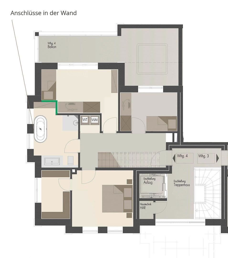 3 bedroom with open-plan kitchen flat to rent, 189 m², Carl-Adam-Petri-Straße, Brandenburg - Potsdam, Brandenburg 3 bedroom with open-plan kitchen flat to rent, 189 m², Carl-Adam-Petri-Straße, Brandenburg - Potsdam, Brandenburg