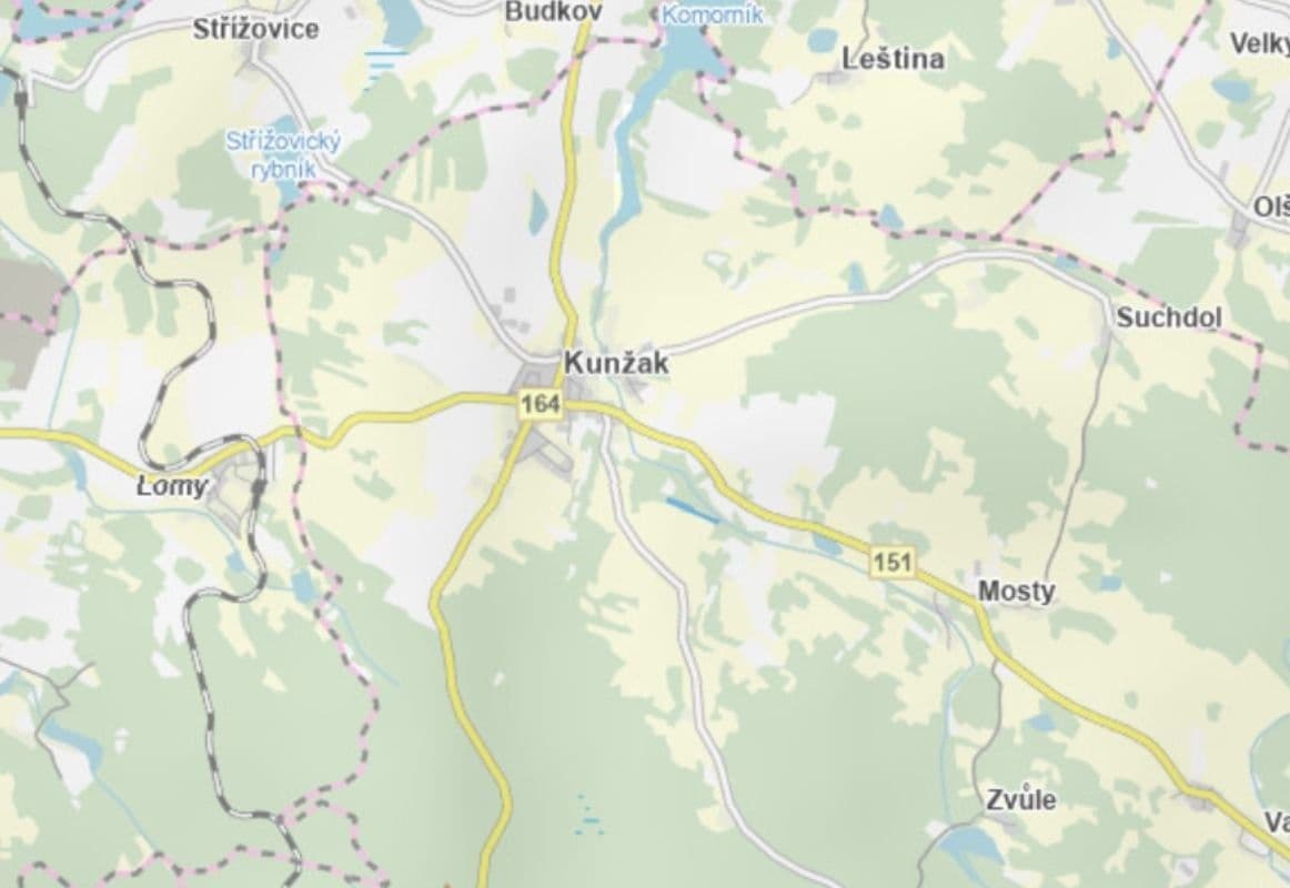 plot for sale, 14,315 m², Kunžak, Jihočeský Region plot for sale, 14,315 m², Kunžak, Jihočeský Region