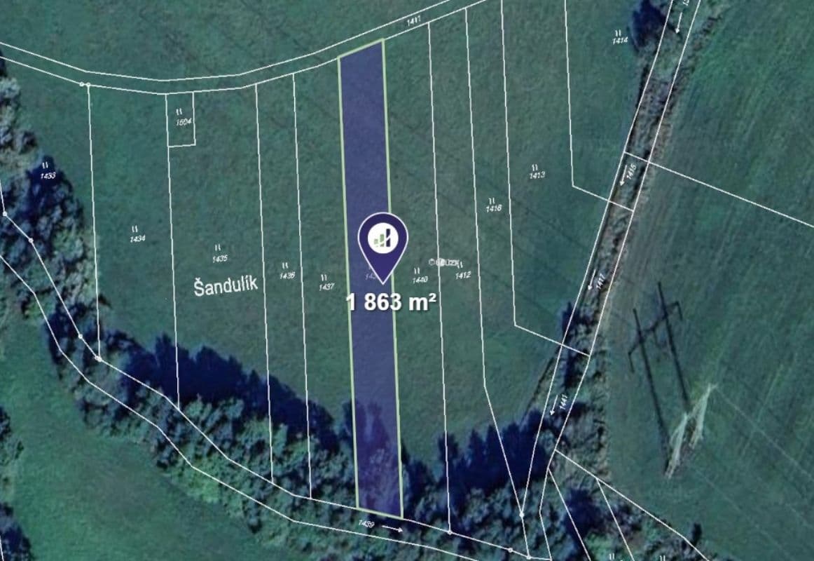 plot for sale, 1,863 m², Lanžov, Královéhradecký Region plot for sale, 1,863 m², Lanžov, Královéhradecký Region