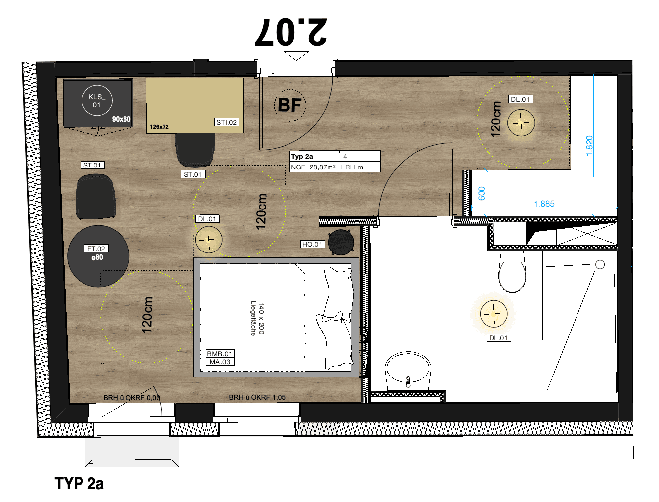 1 bedroom flat to rent, 29 m², Rubensstr. 54, Berlin, Berlin 1 bedroom flat to rent, 29 m², Rubensstr. 54, Berlin, Berlin