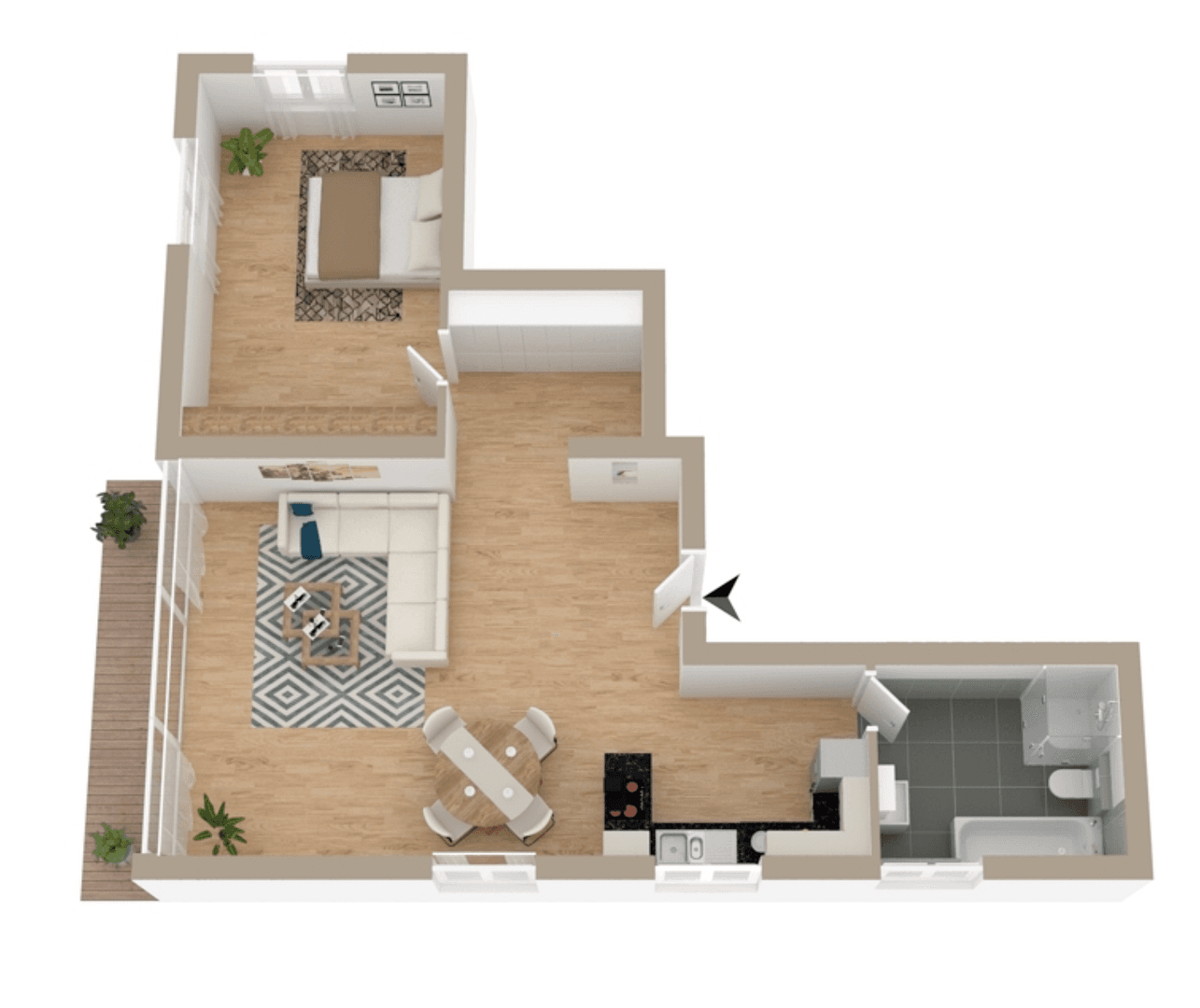 2 bedroom flat to rent, 73 m², Mannheim, Baden-Württemberg 2 bedroom flat to rent, 73 m², Mannheim, Baden-Württemberg