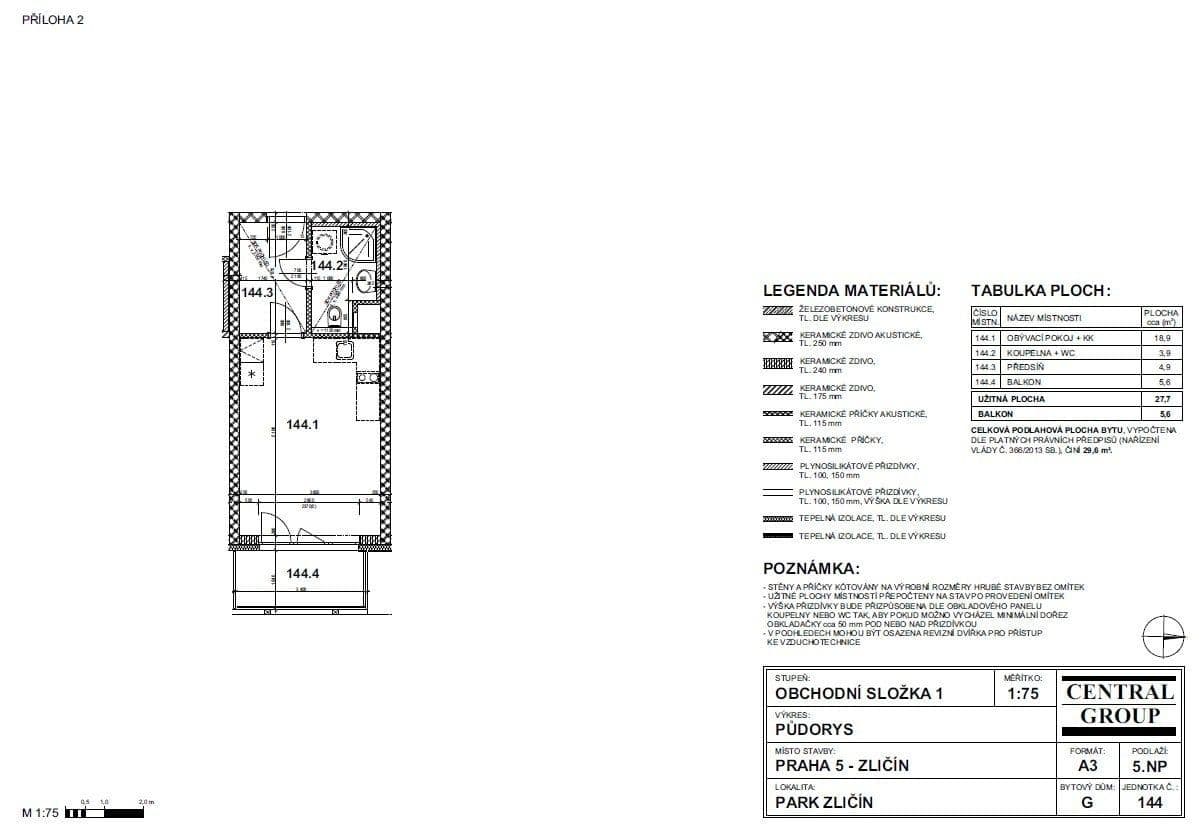 Studio flat to rent, 30 m², U Radosti, Prague, Prague Studio flat to rent, 30 m², U Radosti, Prague, Prague