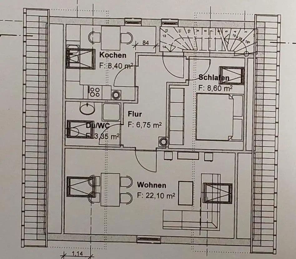 2 bedroom flat to rent, 50 m², Bischberg, Bavaria 2 bedroom flat to rent, 50 m², Bischberg, Bavaria