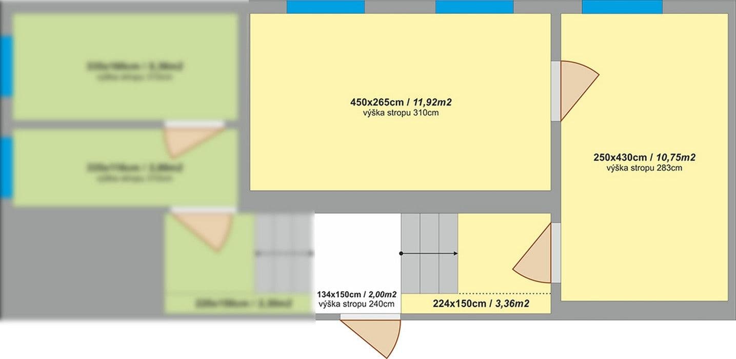 non-residential property to rent, 27 m², K Reitknechtce, Prague, Prague non-residential property to rent, 27 m², K Reitknechtce, Prague, Prague