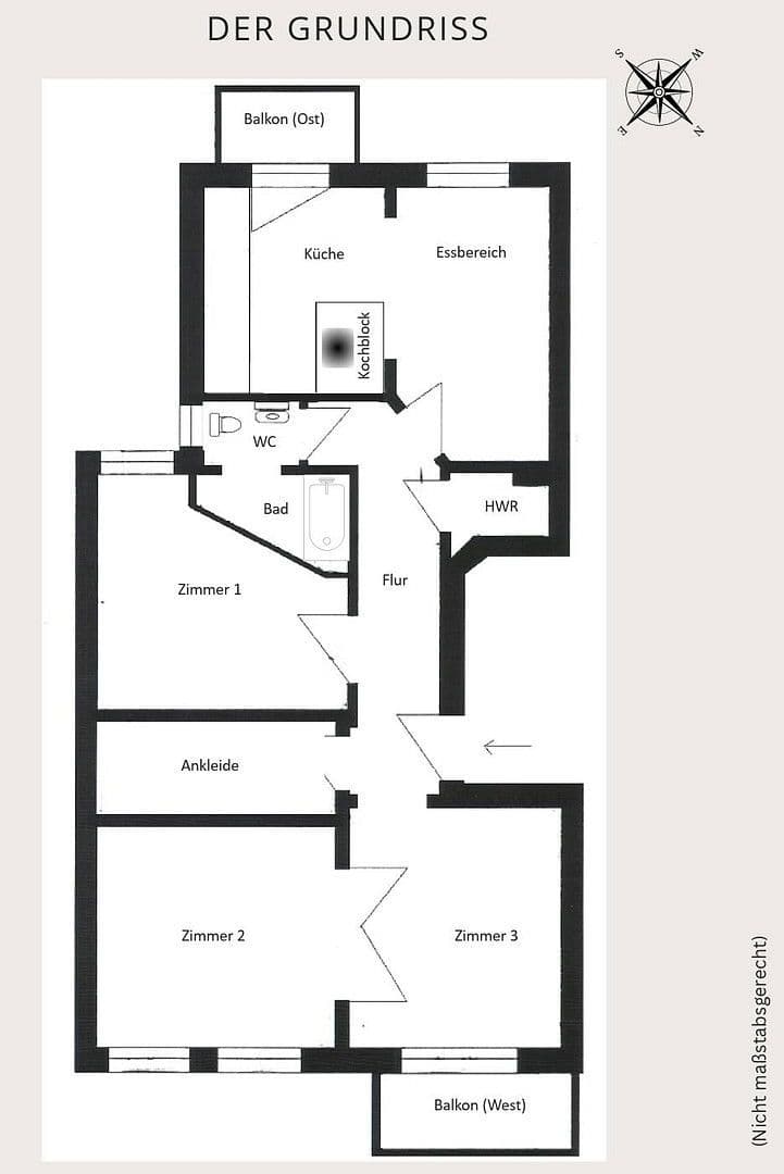 3 bedroom flat for sale, 81 m², Tresckowstr. 8, Hamburg, Hamburg 3 bedroom flat for sale, 81 m², Tresckowstr. 8, Hamburg, Hamburg