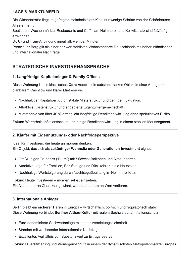 3 bedroom flat for sale, 112 m², Wichertstr. 69, Berlin, Berlin 3 bedroom flat for sale, 112 m², Wichertstr. 69, Berlin, Berlin