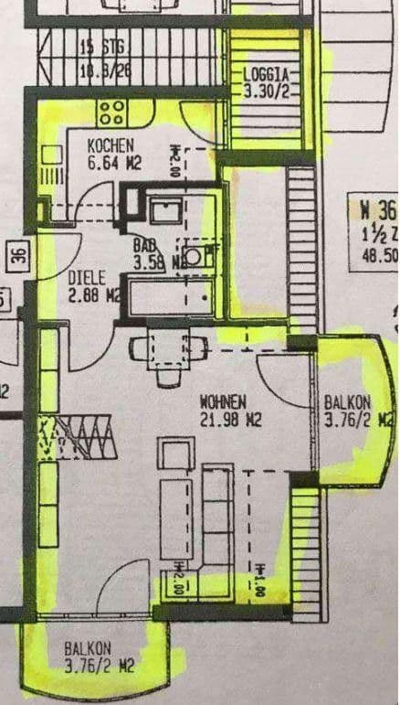 2 bedroom flat to rent, 49 m², Markt Indersdorf, Bavaria 2 bedroom flat to rent, 49 m², Markt Indersdorf, Bavaria