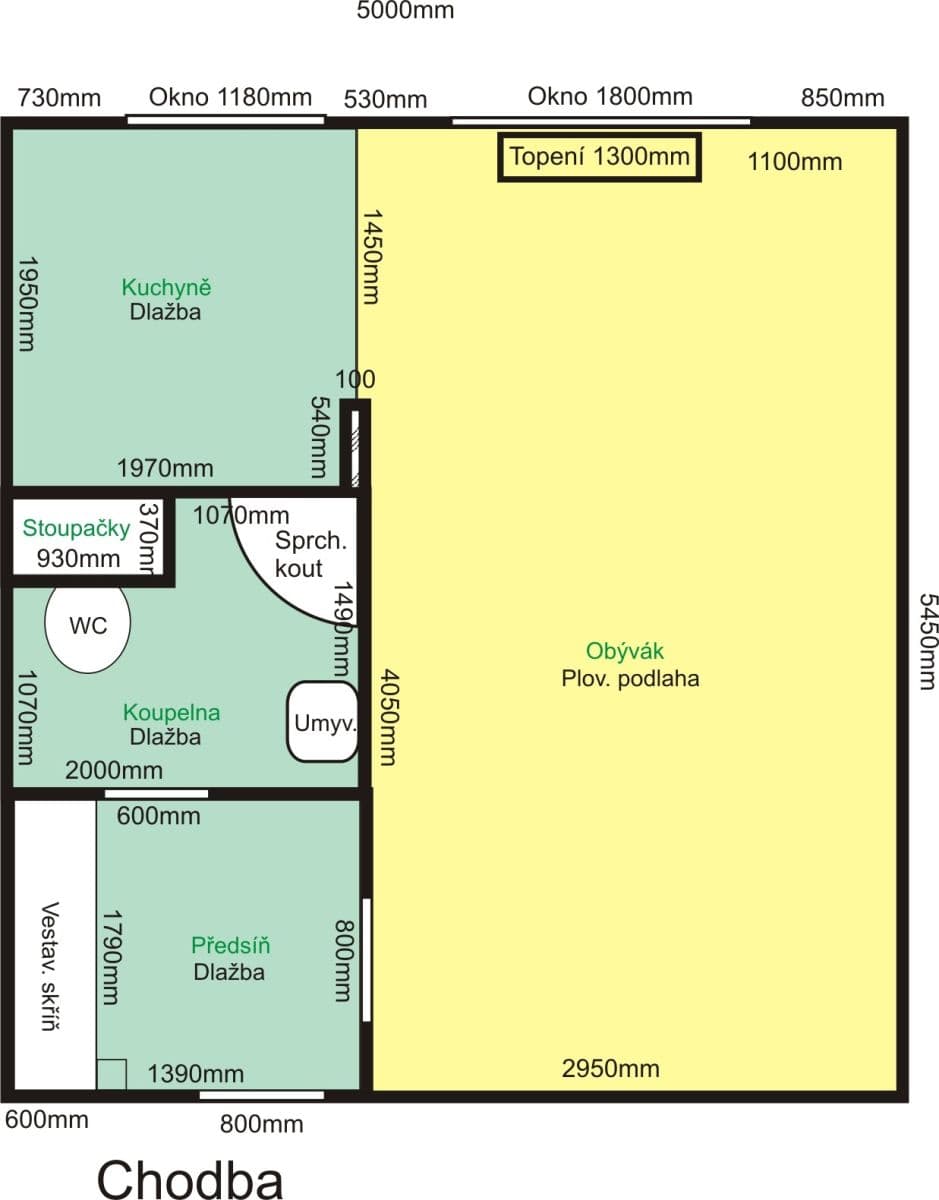 Studio flat to rent, 30 m², Svojšovická, Prague, Prague Studio flat to rent, 30 m², Svojšovická, Prague, Prague