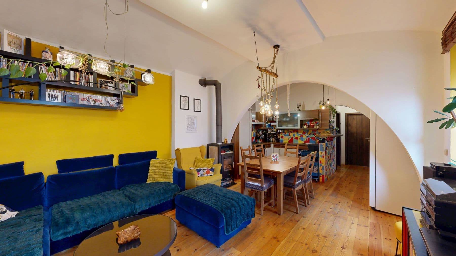 3 bedroom with open-plan kitchen flat for sale, 92 m², Sokolovská, Prague, Prague 3 bedroom with open-plan kitchen flat for sale, 92 m², Sokolovská, Prague, Prague