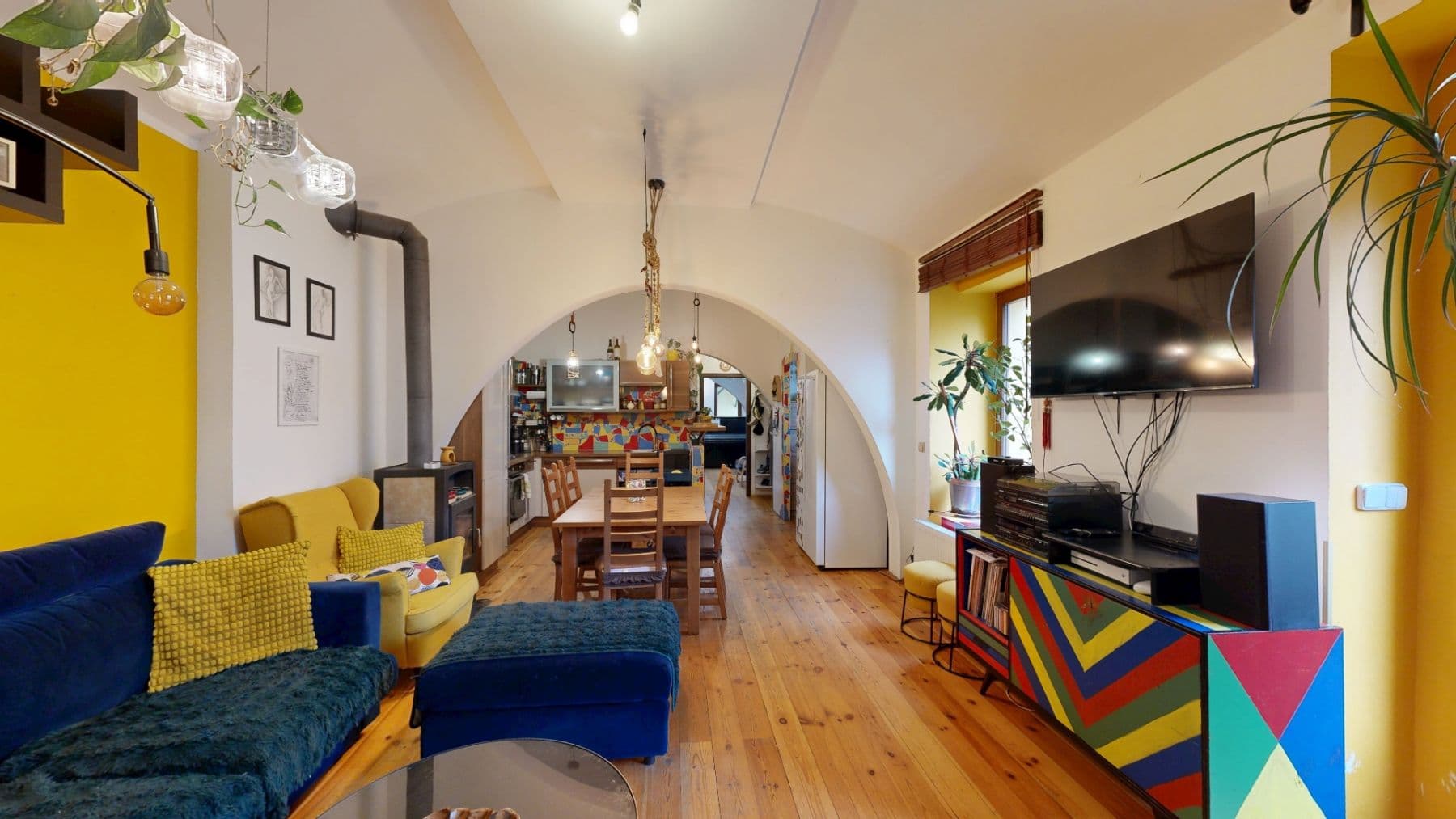 3 bedroom with open-plan kitchen flat for sale, 92 m², Sokolovská, Prague, Prague 3 bedroom with open-plan kitchen flat for sale, 92 m², Sokolovská, Prague, Prague