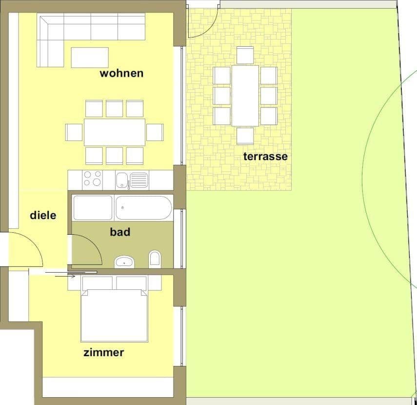 2 bedroom flat to rent, 65 m², Meisenweg 3, Rain, Bavaria 2 bedroom flat to rent, 65 m², Meisenweg 3, Rain, Bavaria