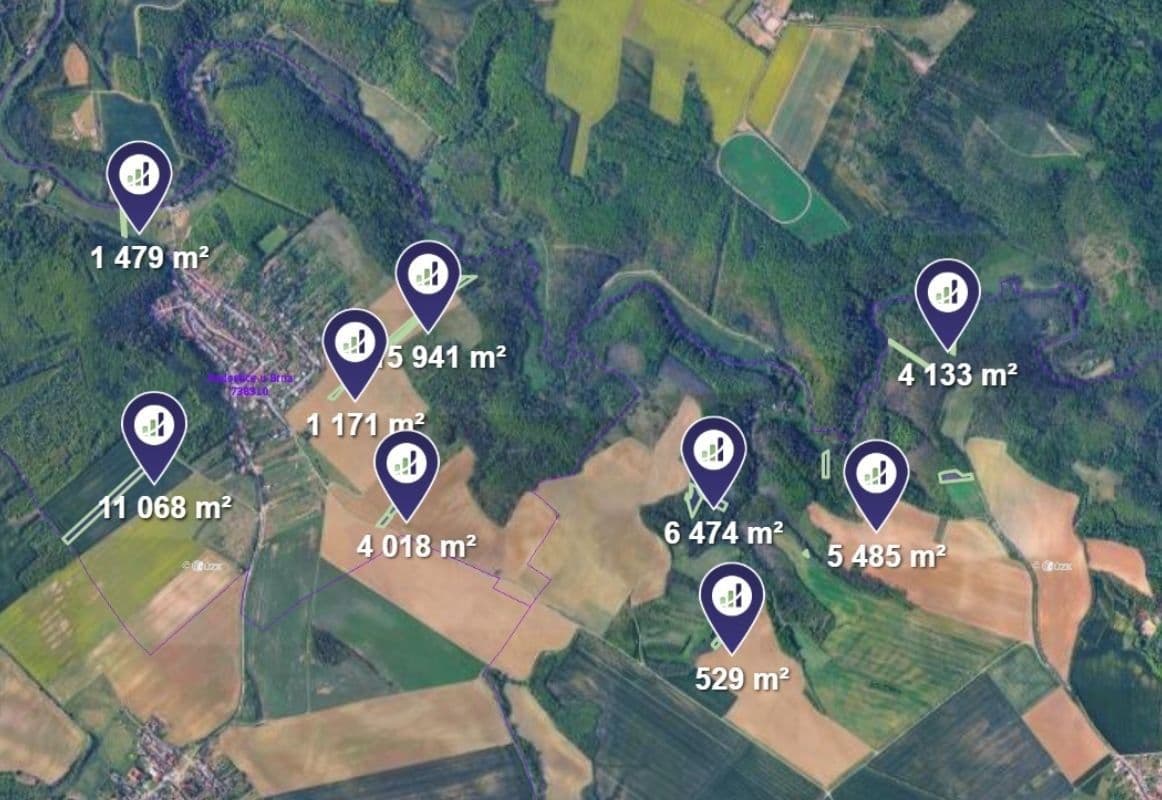 plot for sale, 9,147 m², Ořechov, Jihomoravský Region plot for sale, 9,147 m², Ořechov, Jihomoravský Region