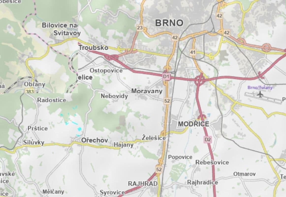 plot for sale, 9,147 m², Ořechov, Jihomoravský Region plot for sale, 9,147 m², Ořechov, Jihomoravský Region