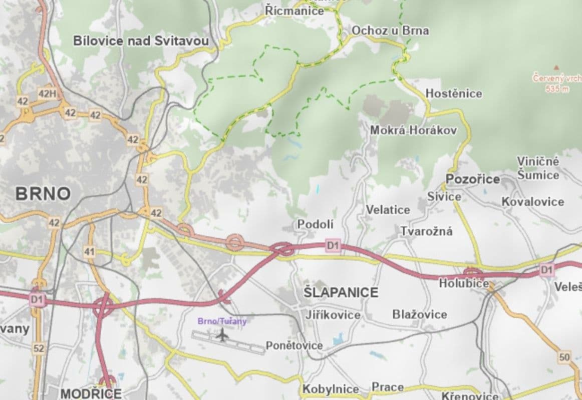 plot for sale, 1,658 m², Podolí, Jihomoravský Region plot for sale, 1,658 m², Podolí, Jihomoravský Region