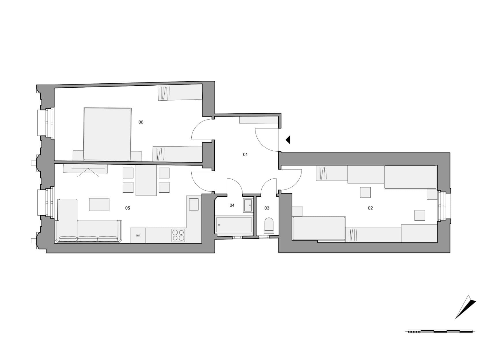 2 bedroom flat for sale, 66 m², Horní, Prague, Prague 2 bedroom flat for sale, 66 m², Horní, Prague, Prague