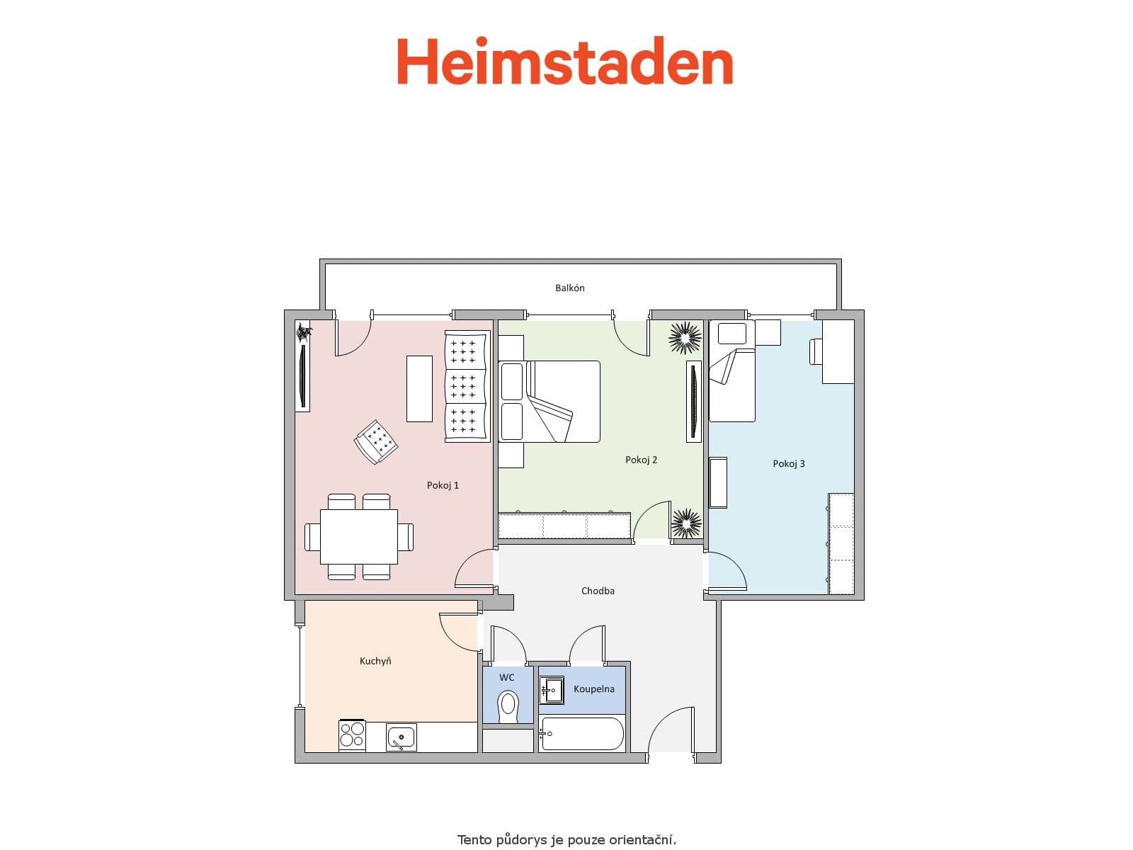 3 bedroom flat to rent, 61 m², Školní, Orlová, Moravskoslezský Region 3 bedroom flat to rent, 61 m², Školní, Orlová, Moravskoslezský Region