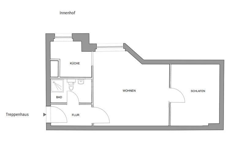 2 bedroom flat for sale, 50 m², Graefestr. 78, Berlin, Berlin 2 bedroom flat for sale, 50 m², Graefestr. 78, Berlin, Berlin