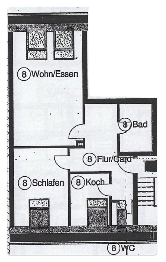 2 bedroom flat to rent, 59 m², Stuttgart-Hofen, Baden-Württemberg 2 bedroom flat to rent, 59 m², Stuttgart-Hofen, Baden-Württemberg