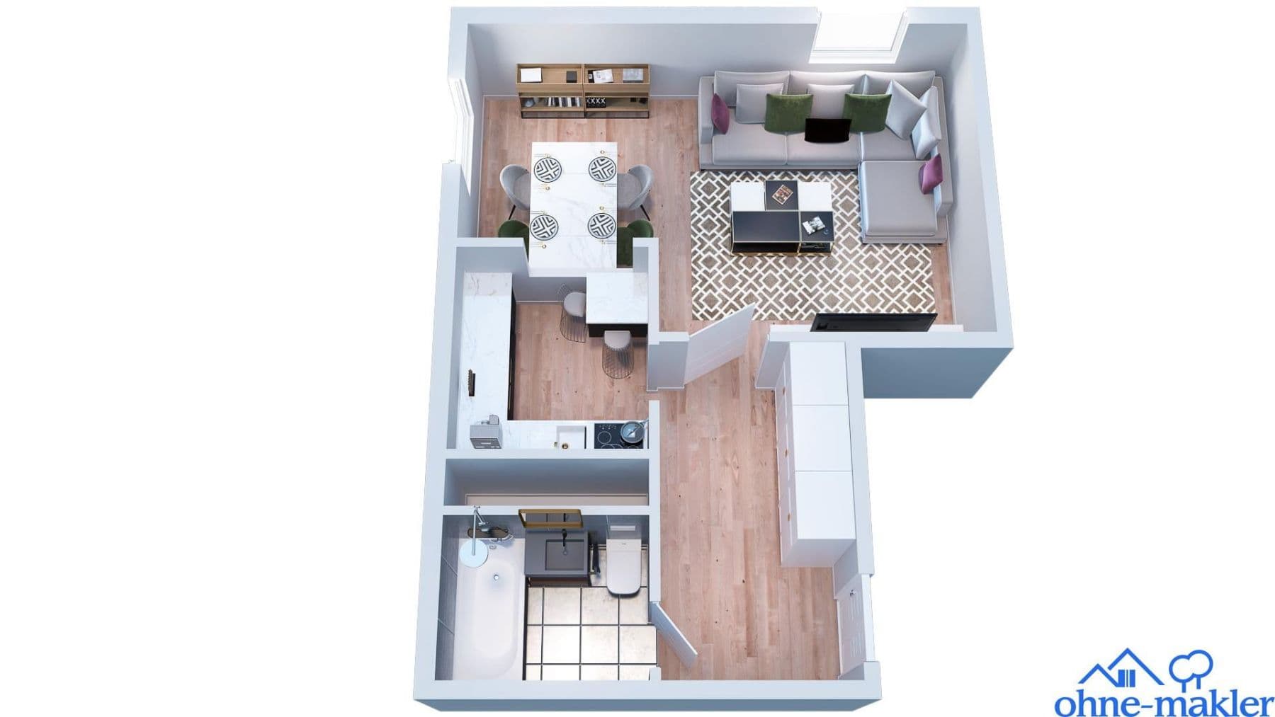 1 bedroom flat to rent, 35 m², Merkurstr. 23, Bernau, Brandenburg 1 bedroom flat to rent, 35 m², Merkurstr. 23, Bernau, Brandenburg