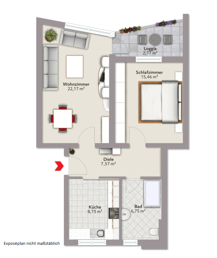 2 bedroom flat to rent, 64 m², Bielefeld, North Rhine-Westphalia 2 bedroom flat to rent, 64 m², Bielefeld, North Rhine-Westphalia