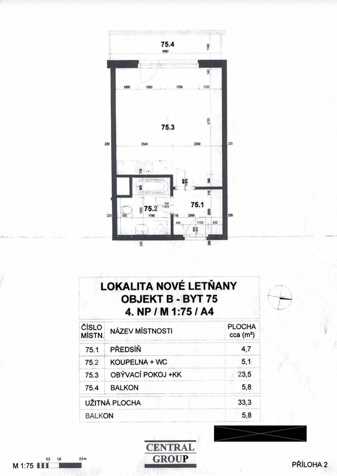 Studio flat for sale, 34 m², Miroslava Hajna, Prague, Prague Studio flat for sale, 34 m², Miroslava Hajna, Prague, Prague