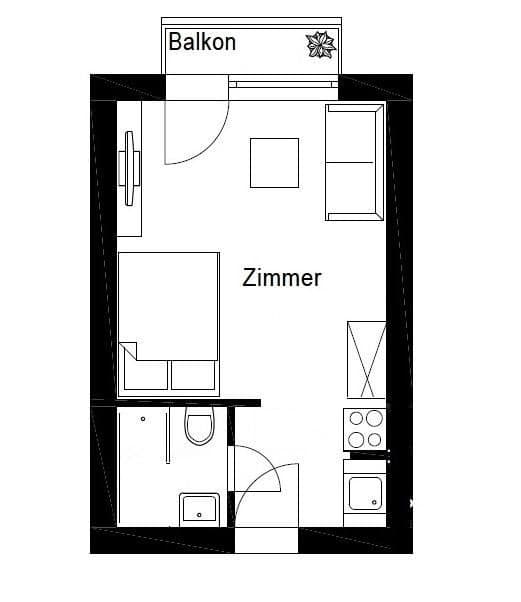1 bedroom flat to rent, 22 m², Bad-Berneck-Str. 1, München, Bavaria 1 bedroom flat to rent, 22 m², Bad-Berneck-Str. 1, München, Bavaria