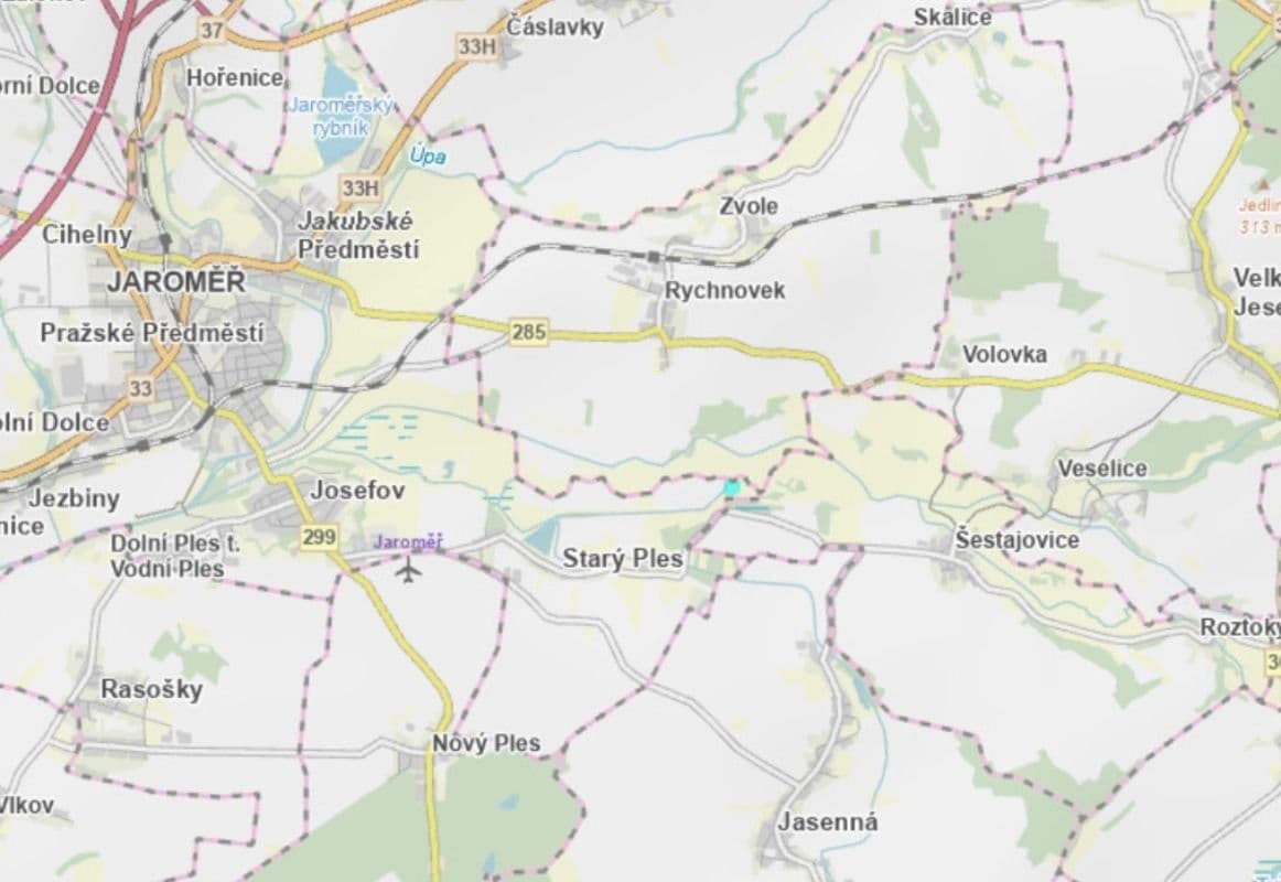 plot for sale, 9,861 m², Jaroměř, Královéhradecký Region plot for sale, 9,861 m², Jaroměř, Královéhradecký Region