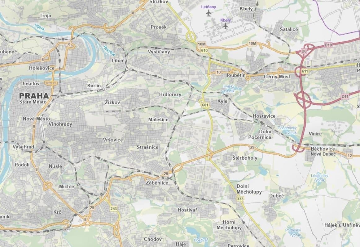 plot for sale, 2,708 m², Prague, Prague plot for sale, 2,708 m², Prague, Prague