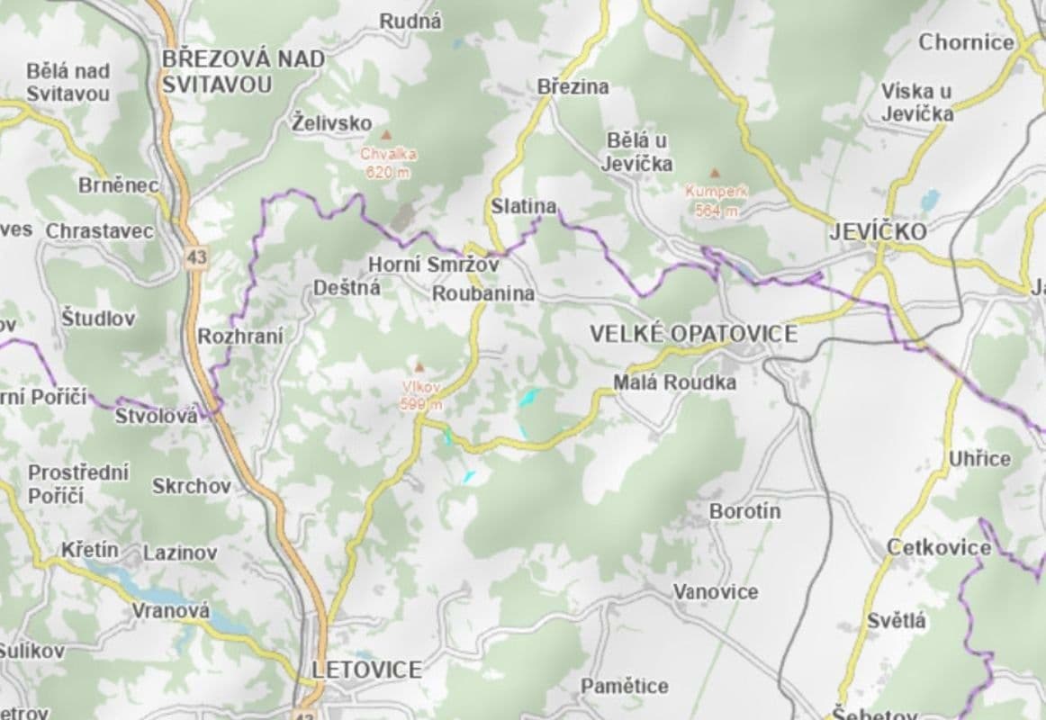 plot for sale, 48,460 m², Velké Opatovice, Jihomoravský Region plot for sale, 48,460 m², Velké Opatovice, Jihomoravský Region