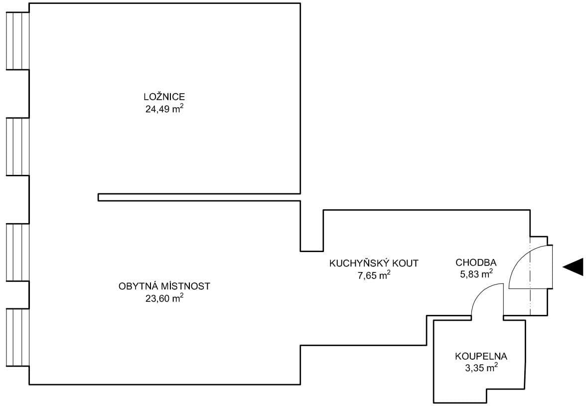 1 bedroom with open-plan kitchen flat to rent, 67 m², Jana Uhra, Brno, Jihomoravský Region 1 bedroom with open-plan kitchen flat to rent, 67 m², Jana Uhra, Brno, Jihomoravský Region