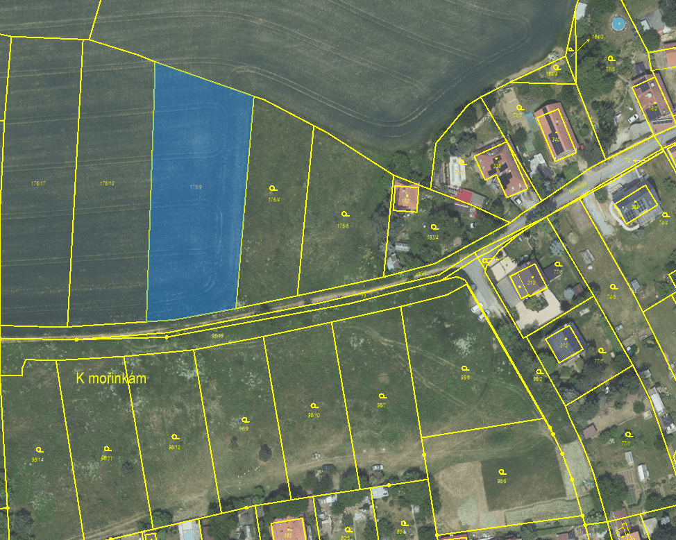 plot for sale, 2,877 m², Vonoklasy, Středočeský Region plot for sale, 2,877 m², Vonoklasy, Středočeský Region