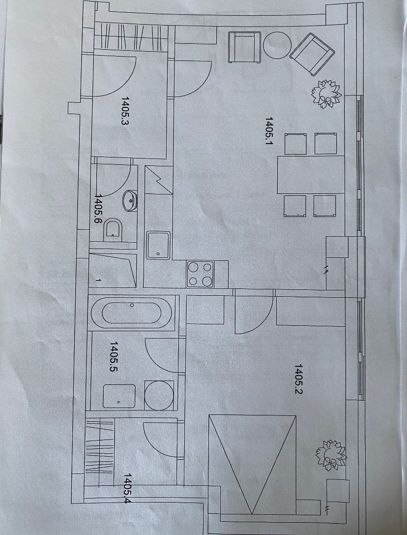 1 bedroom with open-plan kitchen flat for sale, 52 m², Pískařská, Prague, Prague 1 bedroom with open-plan kitchen flat for sale, 52 m², Pískařská, Prague, Prague