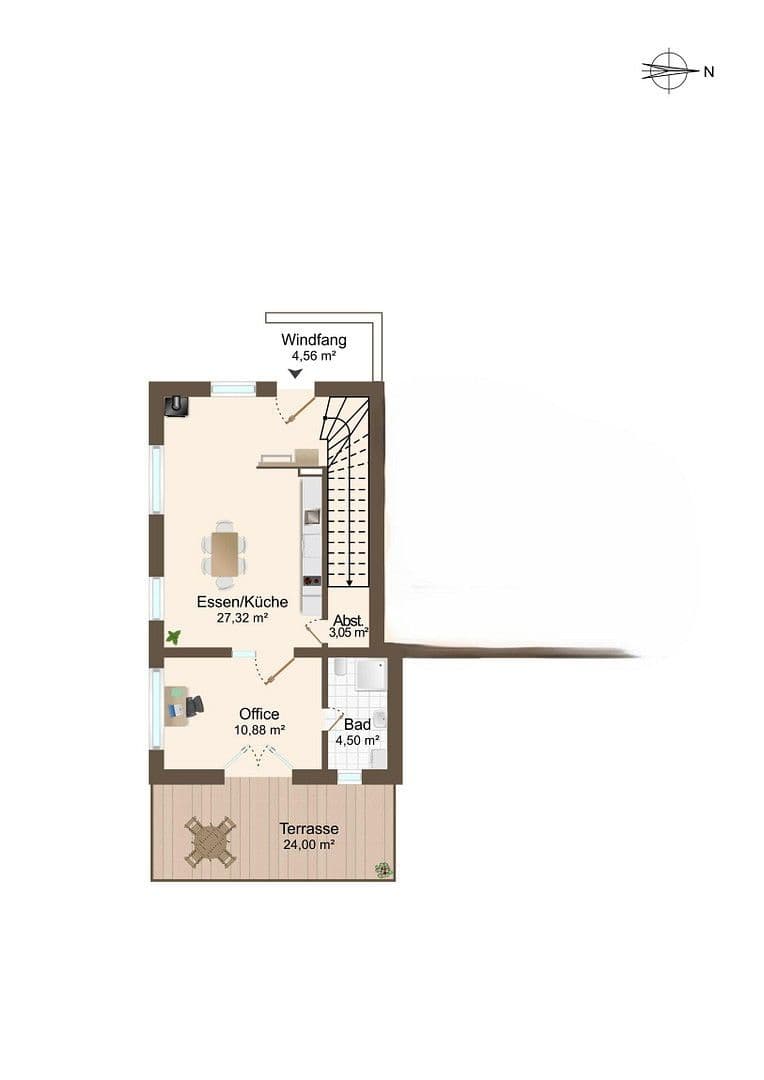 house to rent, 155 m², Am Hang 33 B, Dorfhain, Saxony house to rent, 155 m², Am Hang 33 B, Dorfhain, Saxony