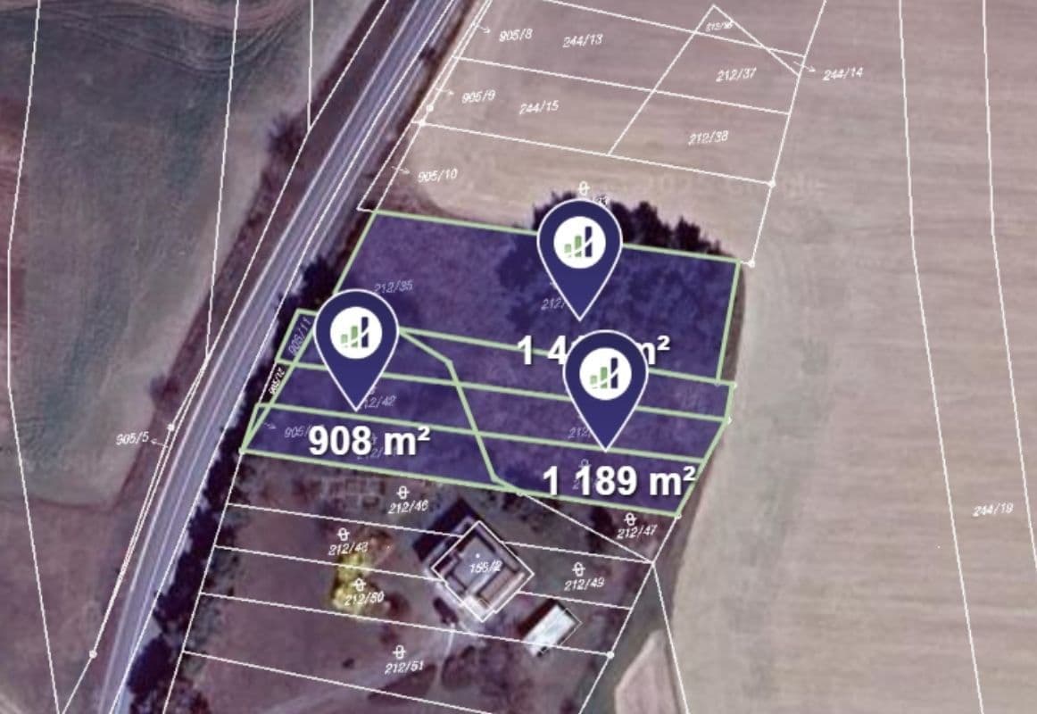 plot for sale, 3,509 m², Luká, Olomoucký Region plot for sale, 3,509 m², Luká, Olomoucký Region