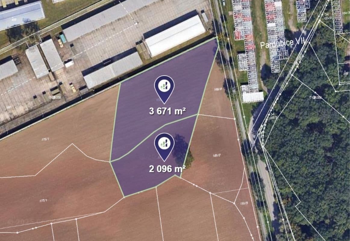 plot for sale, 1,922 m², Pardubice, Pardubický Region plot for sale, 1,922 m², Pardubice, Pardubický Region