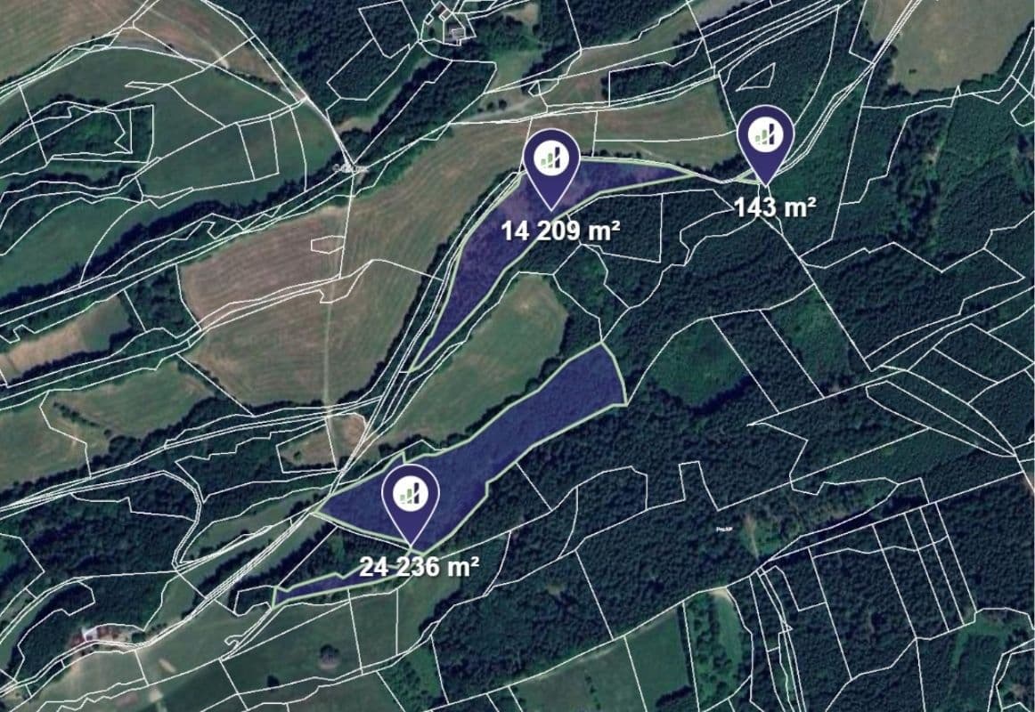 plot for sale, 83,309 m², Prlov, Zlínský Region plot for sale, 83,309 m², Prlov, Zlínský Region