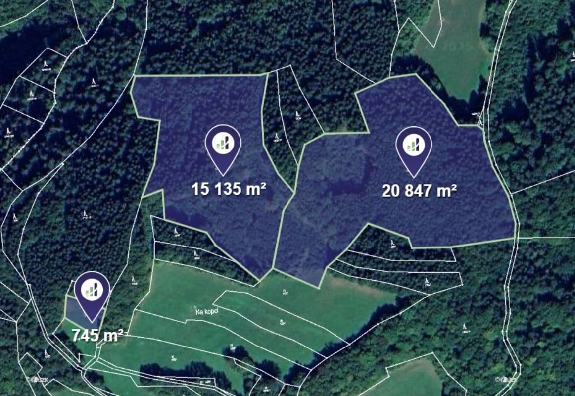 plot for sale, 83,309 m², Prlov, Zlínský Region plot for sale, 83,309 m², Prlov, Zlínský Region