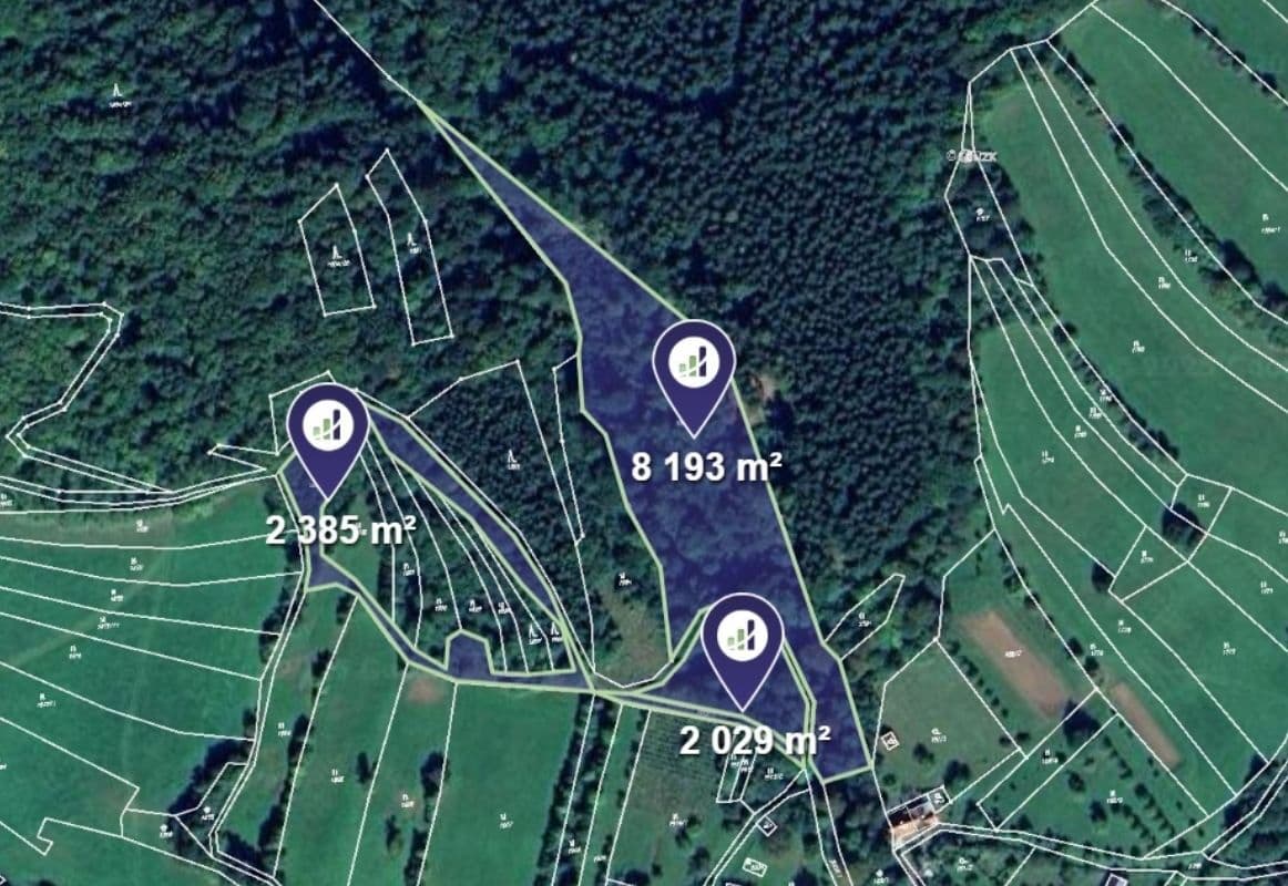 plot for sale, 83,309 m², Prlov, Zlínský Region plot for sale, 83,309 m², Prlov, Zlínský Region