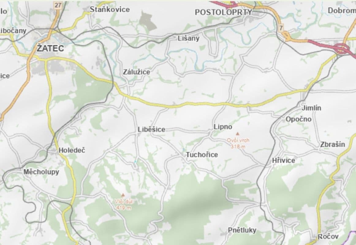 plot for sale, 1,080 m², Liběšice, Ústecký Region plot for sale, 1,080 m², Liběšice, Ústecký Region