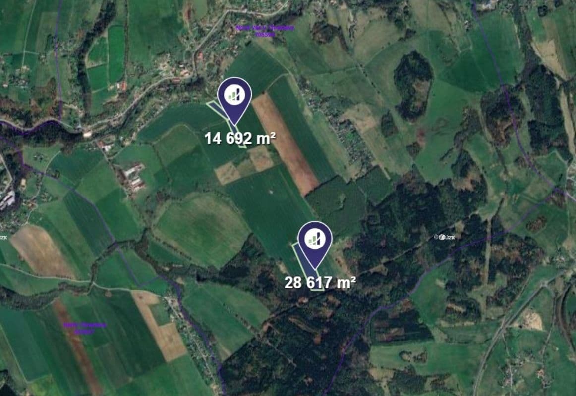 plot for sale, 10,827 m², Nová Ves, Liberecký Region plot for sale, 10,827 m², Nová Ves, Liberecký Region