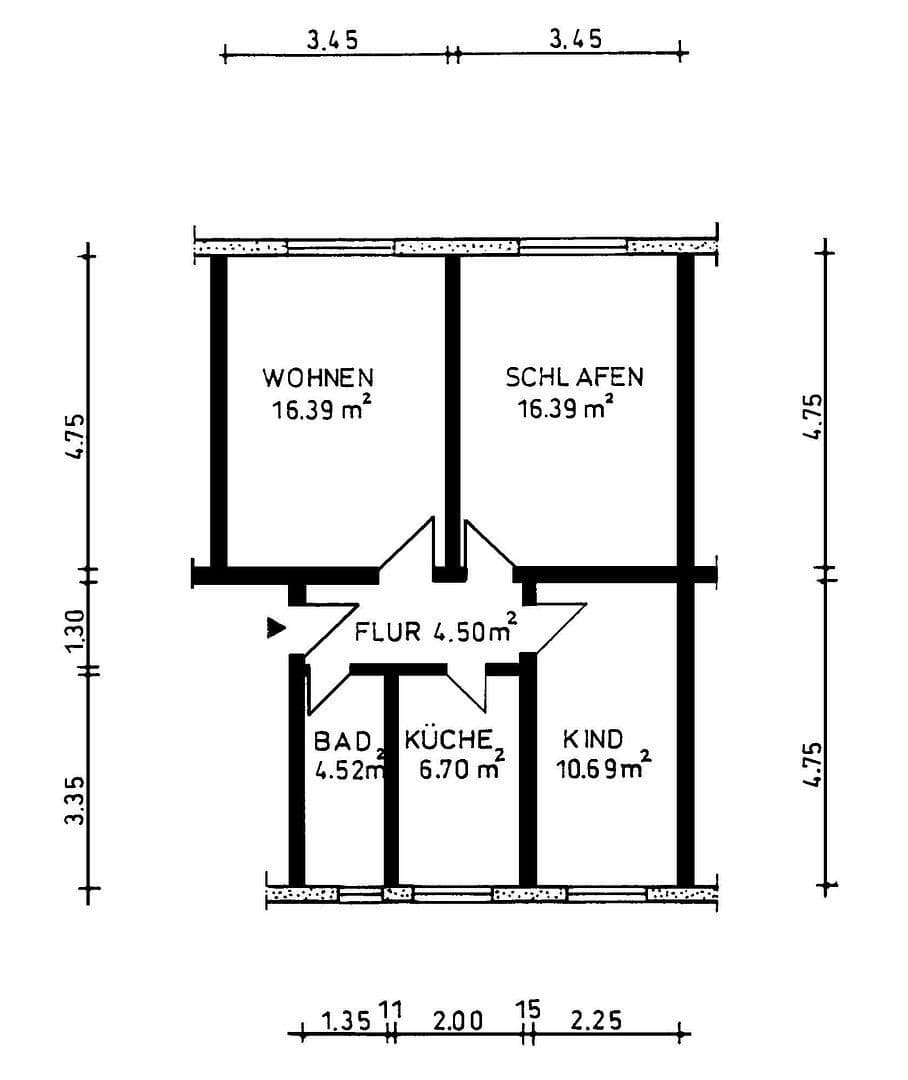 3 bedroom flat for sale, 61 m², Straße der DSF 30, Güstrow, Mecklenburg-Vorpommern 3 bedroom flat for sale, 61 m², Straße der DSF 30, Güstrow, Mecklenburg-Vorpommern