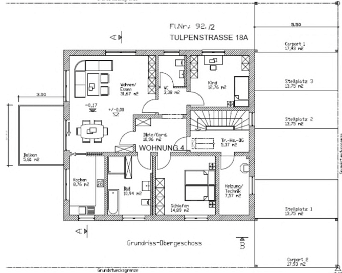 3 bedroom flat to rent, 99 m², Tulpenstr. 18a, Wackersdorf, Bavaria 3 bedroom flat to rent, 99 m², Tulpenstr. 18a, Wackersdorf, Bavaria