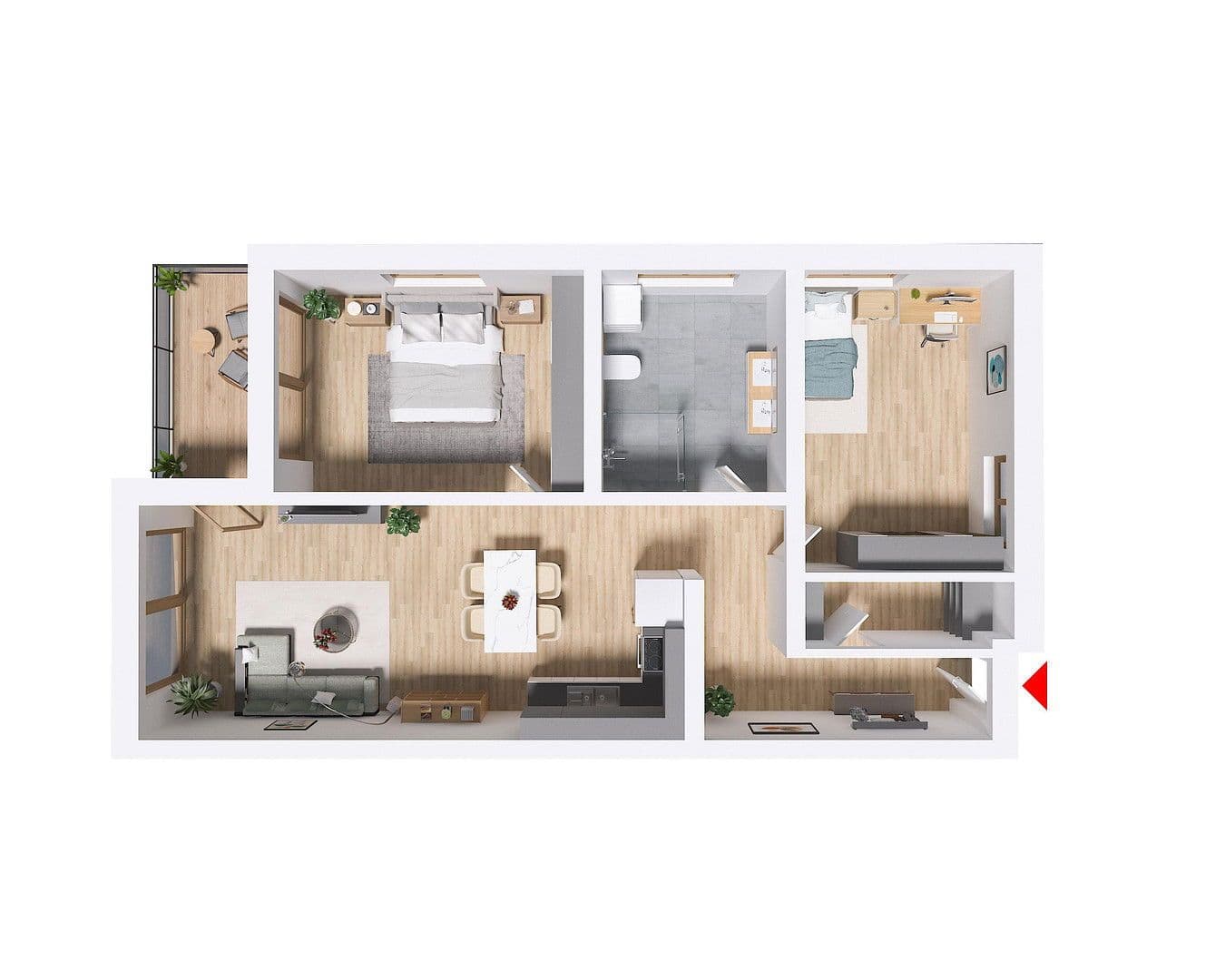 3 bedroom flat for sale, 80 m², Hengersberg, Bavaria 3 bedroom flat for sale, 80 m², Hengersberg, Bavaria