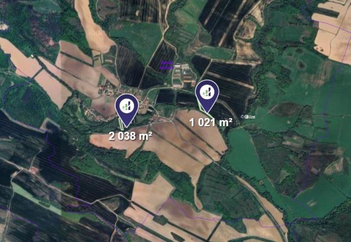 plot for sale, 2,224 m², Černín, Jihomoravský Region plot for sale, 2,224 m², Černín, Jihomoravský Region