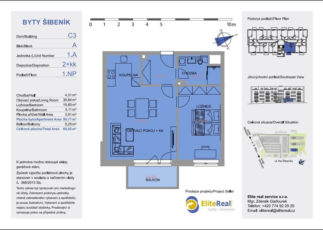 1 bedroom with open-plan kitchen flat to rent, 60 m², Třída Jiřího Pelikána, Olomouc, Olomoucký Region 1 bedroom with open-plan kitchen flat to rent, 60 m², Třída Jiřího Pelikána, Olomouc, Olomoucký Region