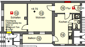 2 bedroom flat to rent, 58 m², Joliot-Curie-Str. 10, Gera, Thuringia 2 bedroom flat to rent, 58 m², Joliot-Curie-Str. 10, Gera, Thuringia