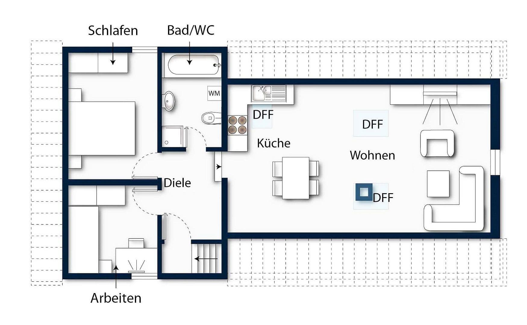 3 bedroom flat to rent, 72 m², Heilbronn, Baden-Württemberg 3 bedroom flat to rent, 72 m², Heilbronn, Baden-Württemberg